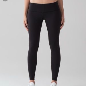 Lululemon Wunder Under Luxtreme Black Leggings 28